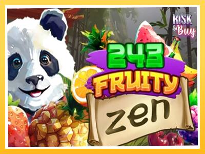 Игровой аппарат 243 Fruity Zen - спины на деньги