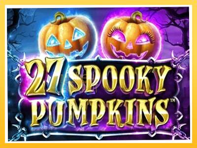 Игровой аппарат 27 Spooky Pumpkins - спины на деньги