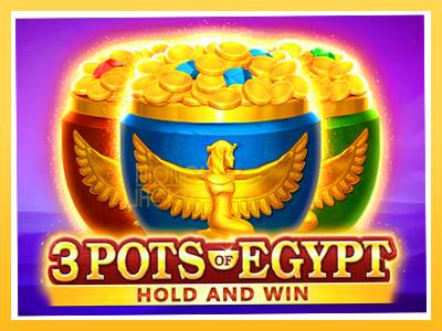 Игровой аппарат 3 Pots of Egypt - спины на деньги