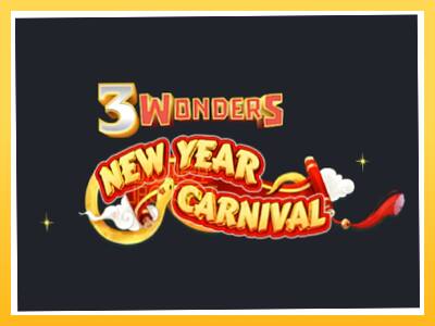 Игровой аппарат 3 Wonders New Year Carnival - спины на деньги