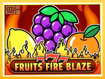 Игровой аппарат 777 - Fruits Fire Blaze - спины на деньги