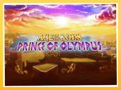 Игровой аппарат Age of the Gods Prince of Olympus - спины на деньги