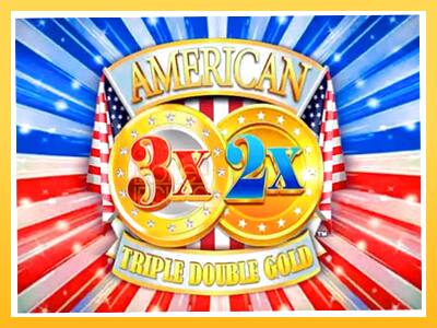 Игровой аппарат American Triple Double Gold - спины на деньги