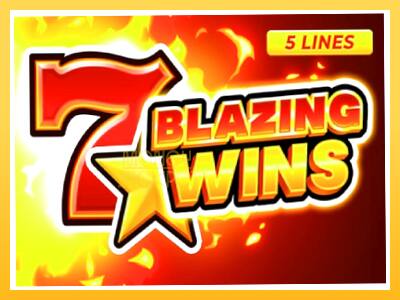 Игровой аппарат Blazing Wins - спины на деньги