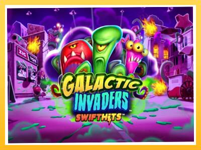 Игровой аппарат Galactic Invaders - спины на деньги