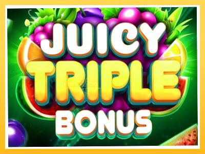 Игровой аппарат Juicy Triple Bonus - спины на деньги