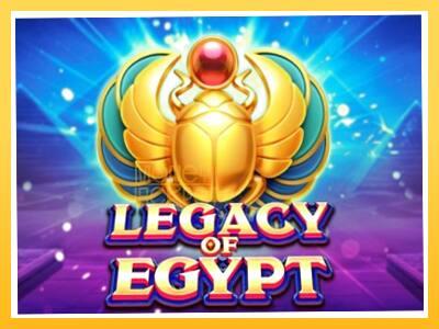 Игровой аппарат Legacy of Egypt - спины на деньги