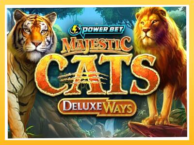 Игровой аппарат Majestic Cats DeluxeWays - спины на деньги