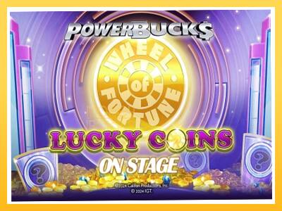 Игровой аппарат PowerBucks Wheel of Fortune Lucky Coins On Stage - спины на деньги