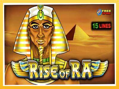 Игровой аппарат Rise of Ra - спины на деньги