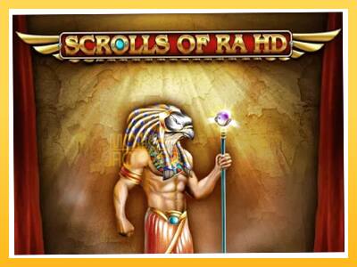 Игровой аппарат Scrolls of RA - спины на деньги