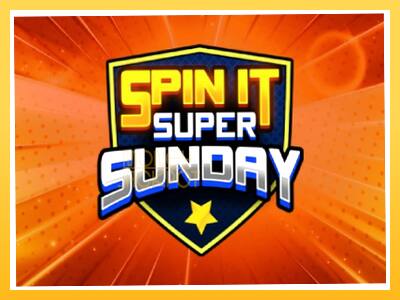 Игровой аппарат Spin It Super Sunday - спины на деньги