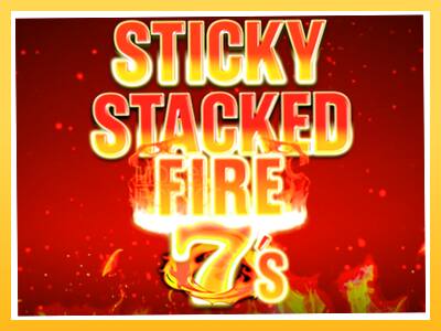 Игровой аппарат Sticky Stacked Fire 7s - спины на деньги