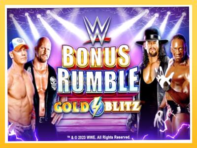 Игровой аппарат WWE Bonus Rumble Gold Blitz - спины на деньги