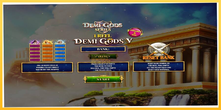 Игровой аппарат 1 Reel - Demi Gods V - игра на реальные деньги, картинка 1