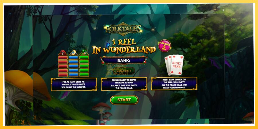 Игровой аппарат 1 Reel In Wonderland - игра на реальные деньги, картинка 1