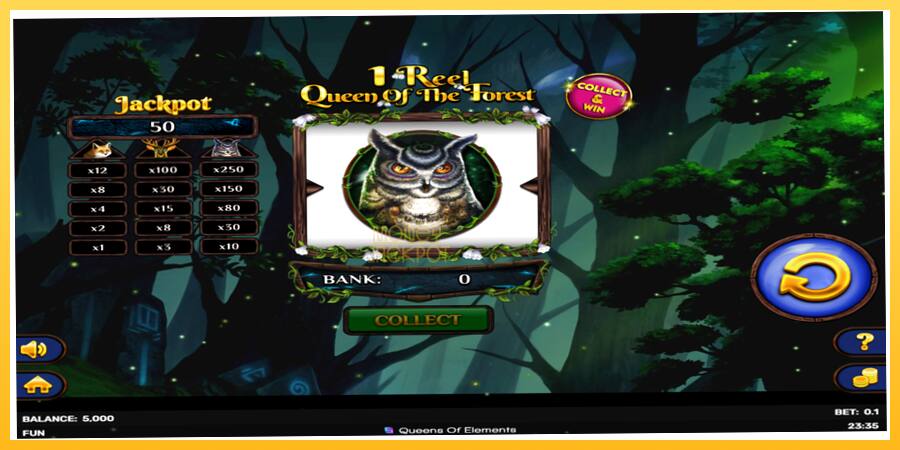 Игровой аппарат 1 Reel Queen of the Forest - игра на реальные деньги, картинка 2