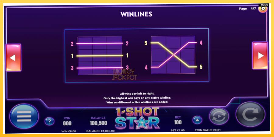 Игровой аппарат 1-Shot Star - игра на реальные деньги, картинка 7