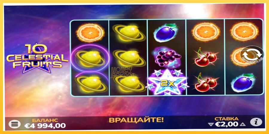 Игровой аппарат 10 Celestial Fruits - игра на реальные деньги, картинка 2