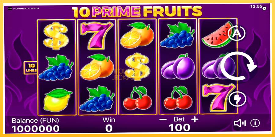 Игровой аппарат 10 Prime Fruits - игра на реальные деньги, картинка 1