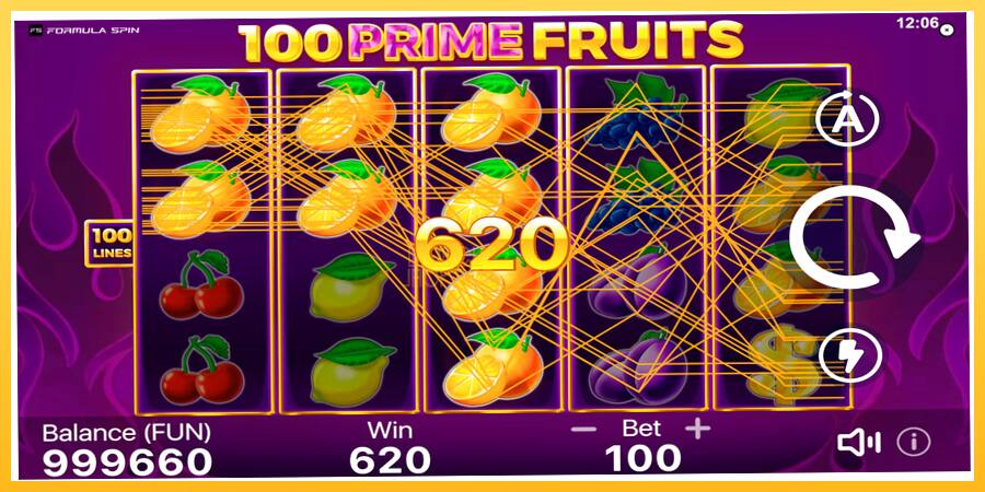 Игровой аппарат 100 Prime Fruits - игра на реальные деньги, картинка 4