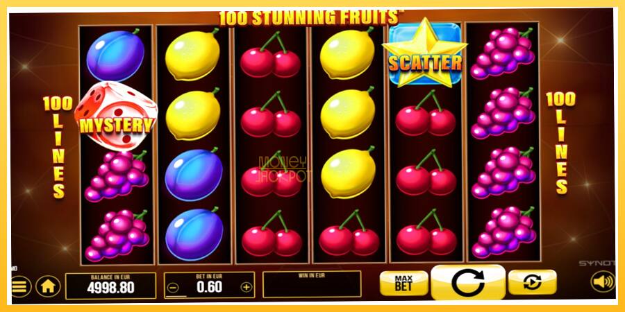 Игровой аппарат 100 Stunning Fruits - игра на реальные деньги, картинка 2