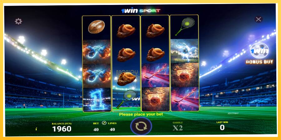 Игровой аппарат 1win Sport - игра на реальные деньги, картинка 1