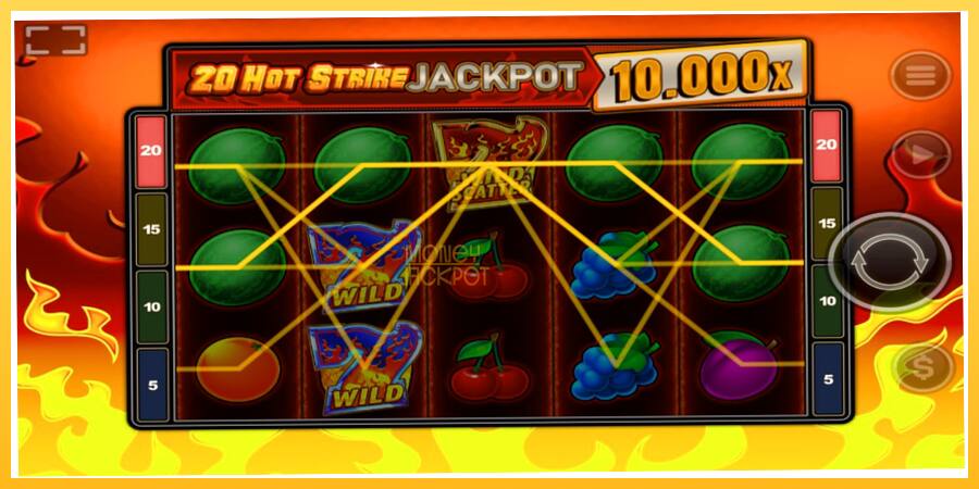 Игровой аппарат 20 Hot Strike Jackpot - игра на реальные деньги, картинка 3