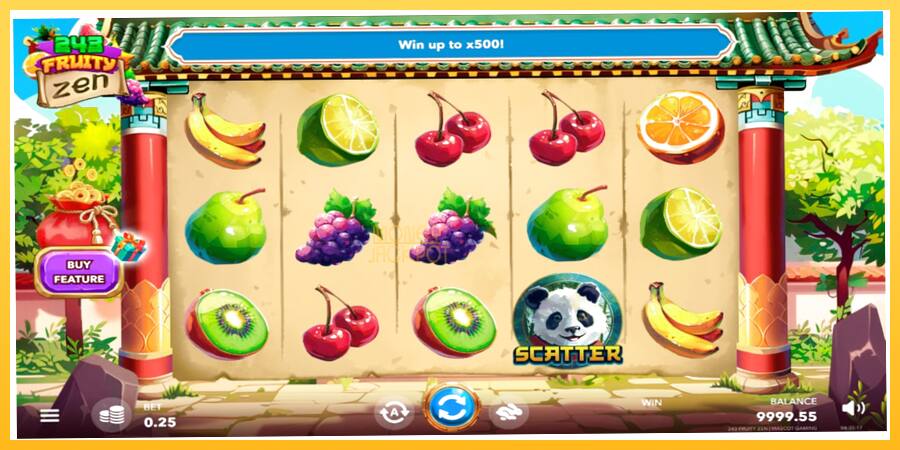 Игровой аппарат 243 Fruity Zen - игра на реальные деньги, картинка 1