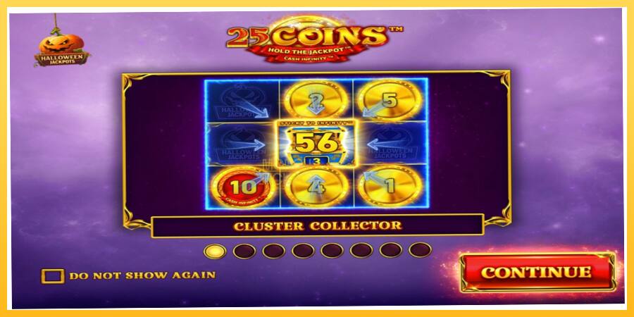 Игровой аппарат 25 Coins Halloween Jackpots - игра на реальные деньги, картинка 1