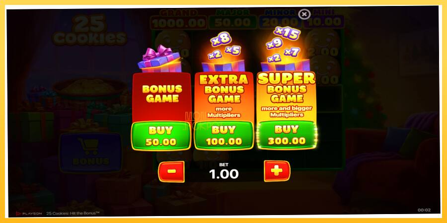 Игровой аппарат 25 Cookies: Hit the Bonus - игра на реальные деньги, картинка 3