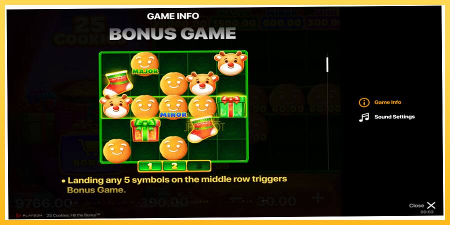 Игровой аппарат 25 Cookies: Hit the Bonus - игра на реальные деньги, картинка 6