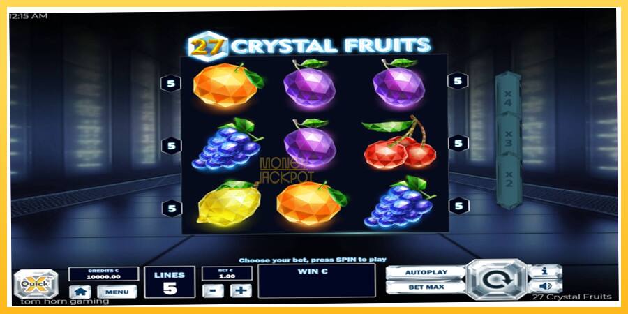 Игровой аппарат 27 Crystal Fruits - игра на реальные деньги, картинка 2