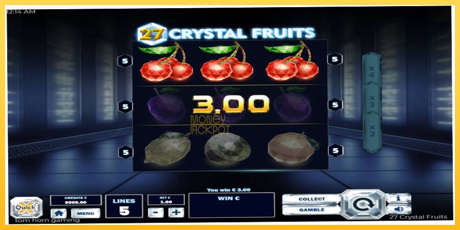 Игровой аппарат 27 Crystal Fruits - игра на реальные деньги, картинка 3