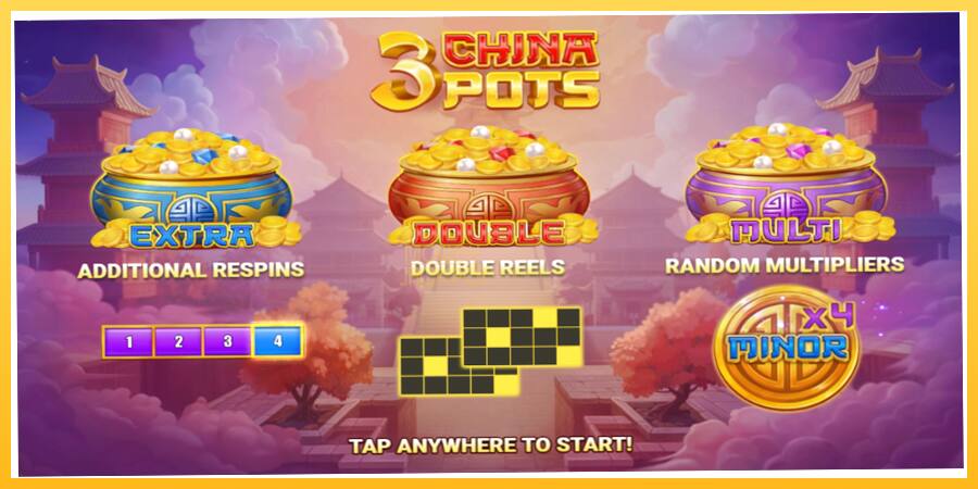 Игровой аппарат 3 China Pots - игра на реальные деньги, картинка 1