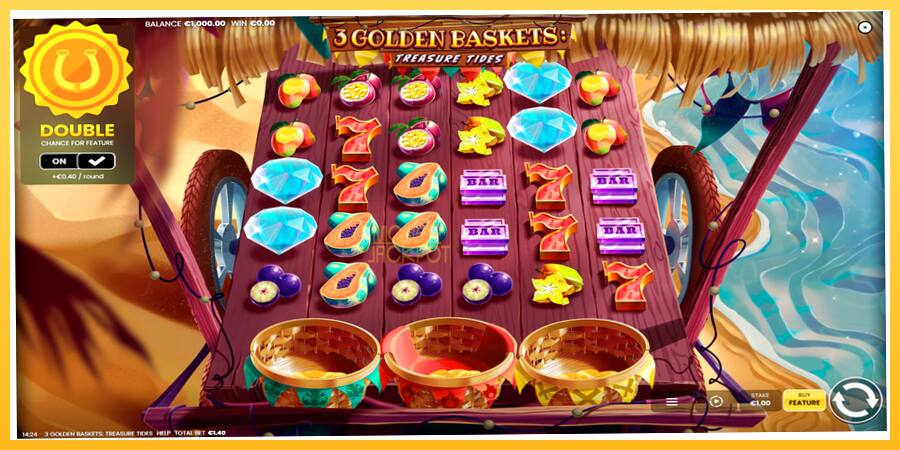 Игровой аппарат 3 Golden Baskets: Treasure Tides - игра на реальные деньги, картинка 1