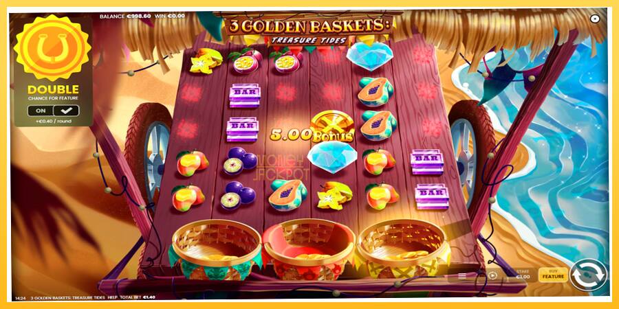 Игровой аппарат 3 Golden Baskets: Treasure Tides - игра на реальные деньги, картинка 2