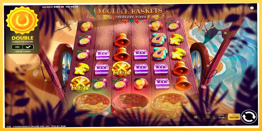 Игровой аппарат 3 Golden Baskets: Treasure Tides - игра на реальные деньги, картинка 4