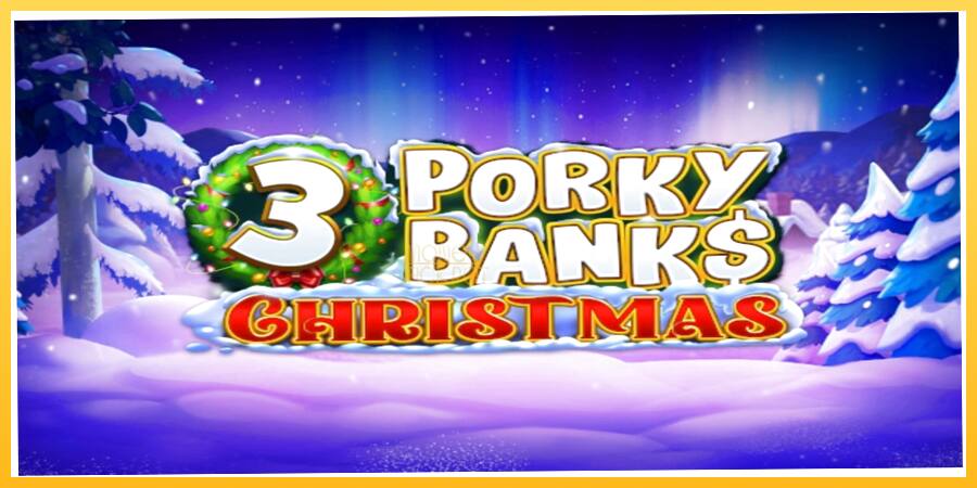 Игровой аппарат 3 Porky Banks Christmas - игра на реальные деньги, картинка 1