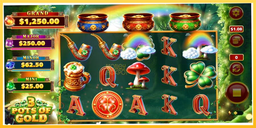 Игровой аппарат 3 Pots O Gold - игра на реальные деньги, картинка 3