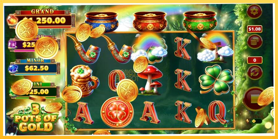 Игровой аппарат 3 Pots O Gold - игра на реальные деньги, картинка 4