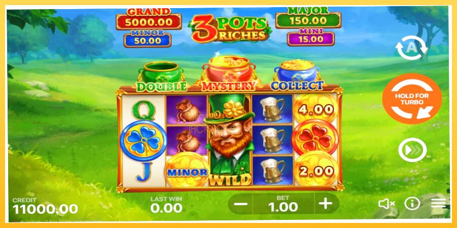 Игровой аппарат 3 Pots Riches: Hold and Win - игра на реальные деньги, картинка 1