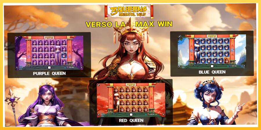 Игровой аппарат 3 Queens Oriental Wild - игра на реальные деньги, картинка 1