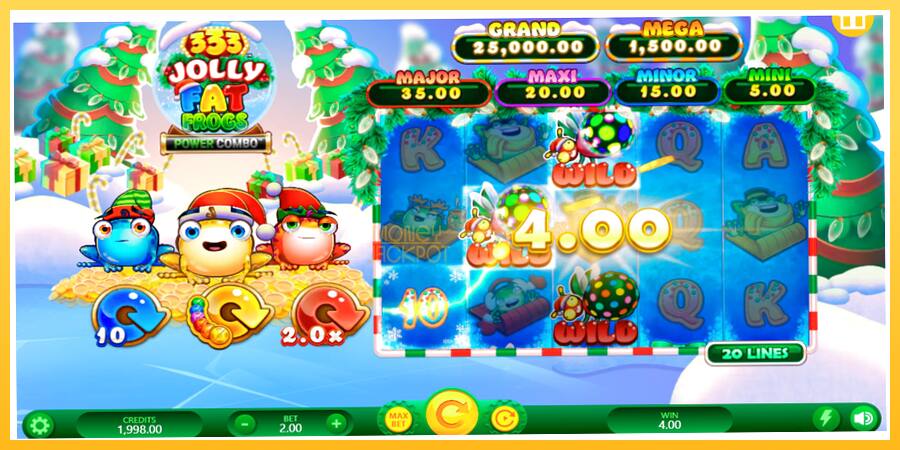 Игровой аппарат 333 Jolly Fat Frogs Power Combo - игра на реальные деньги, картинка 2