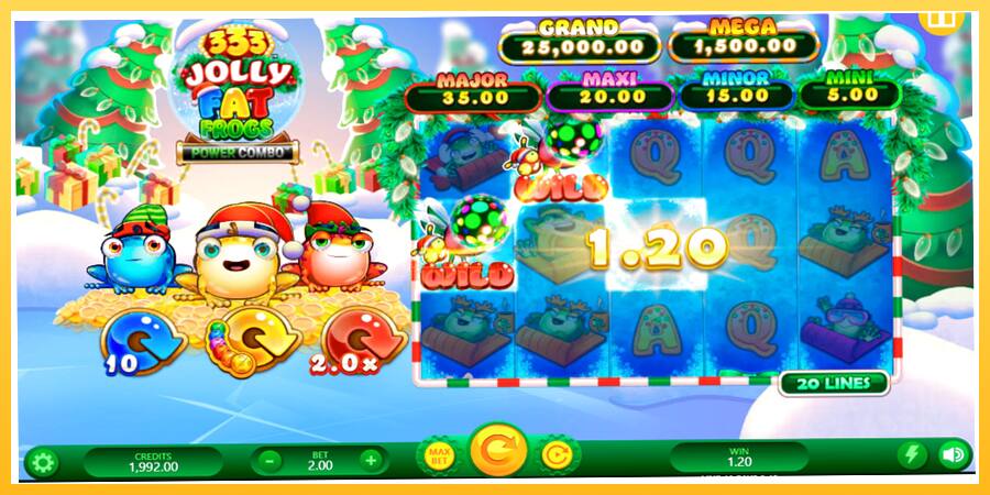 Игровой аппарат 333 Jolly Fat Frogs Power Combo - игра на реальные деньги, картинка 4