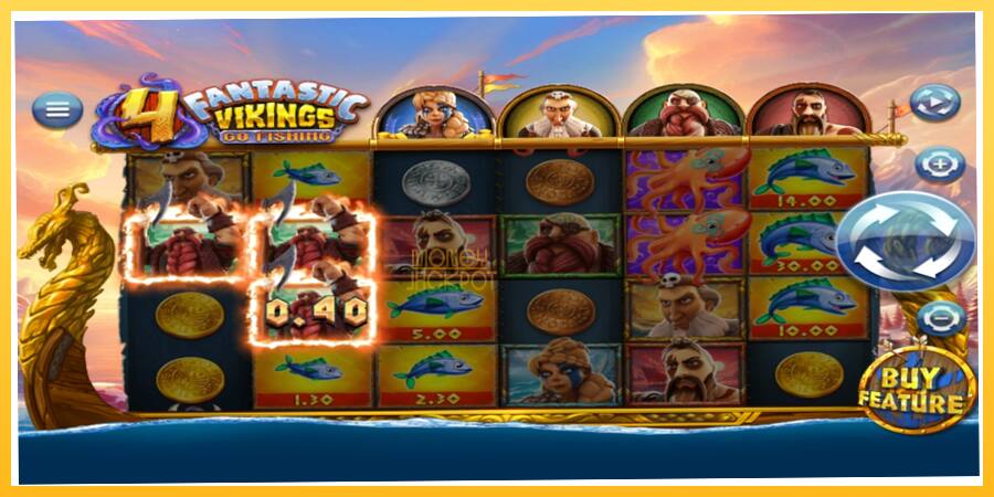 Игровой аппарат 4 Fantastic Vikings Go Fishing - игра на реальные деньги, картинка 3