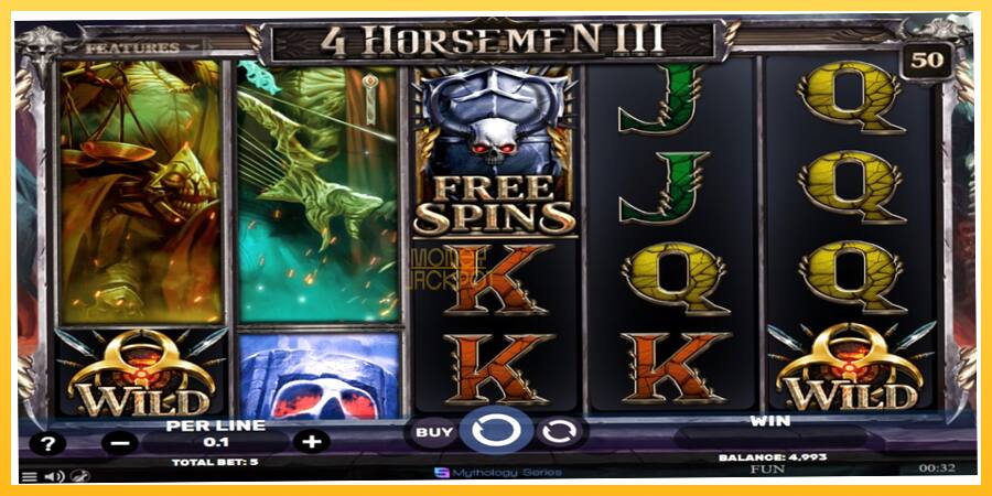 Игровой аппарат 4 Horsemen III - игра на реальные деньги, картинка 2