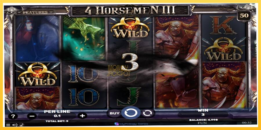 Игровой аппарат 4 Horsemen III - игра на реальные деньги, картинка 3