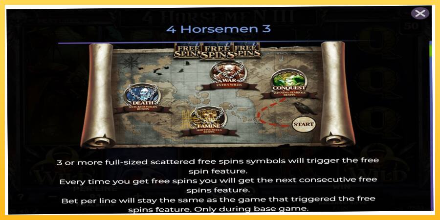 Игровой аппарат 4 Horsemen III - игра на реальные деньги, картинка 4