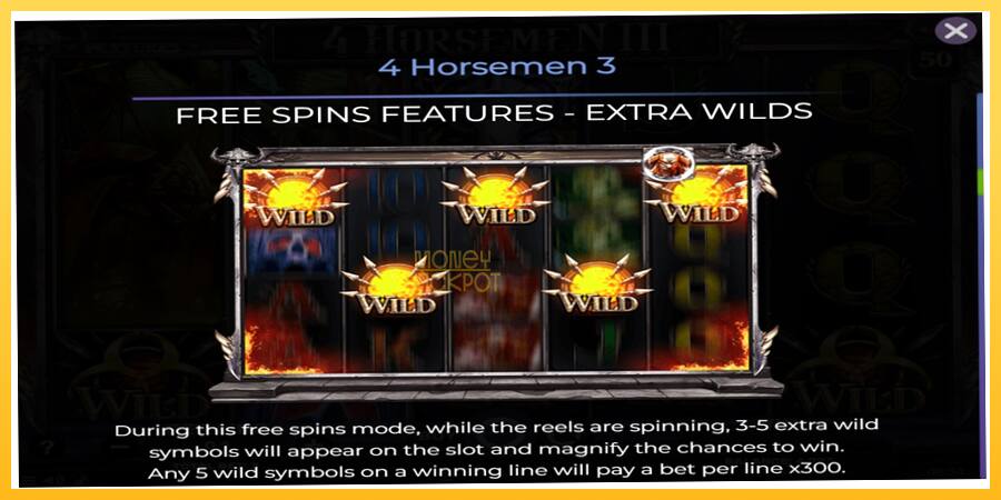 Игровой аппарат 4 Horsemen III - игра на реальные деньги, картинка 5